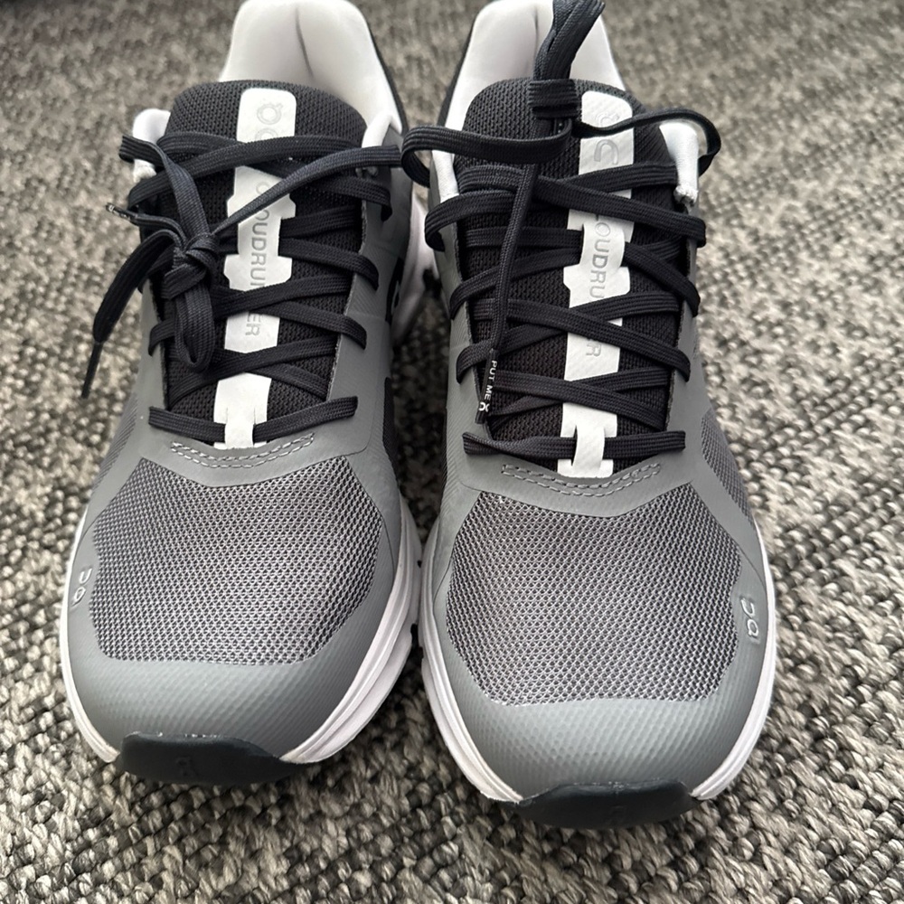 On Cloud Cloudrunner Running Shoes Grey Black Wom… - image 3